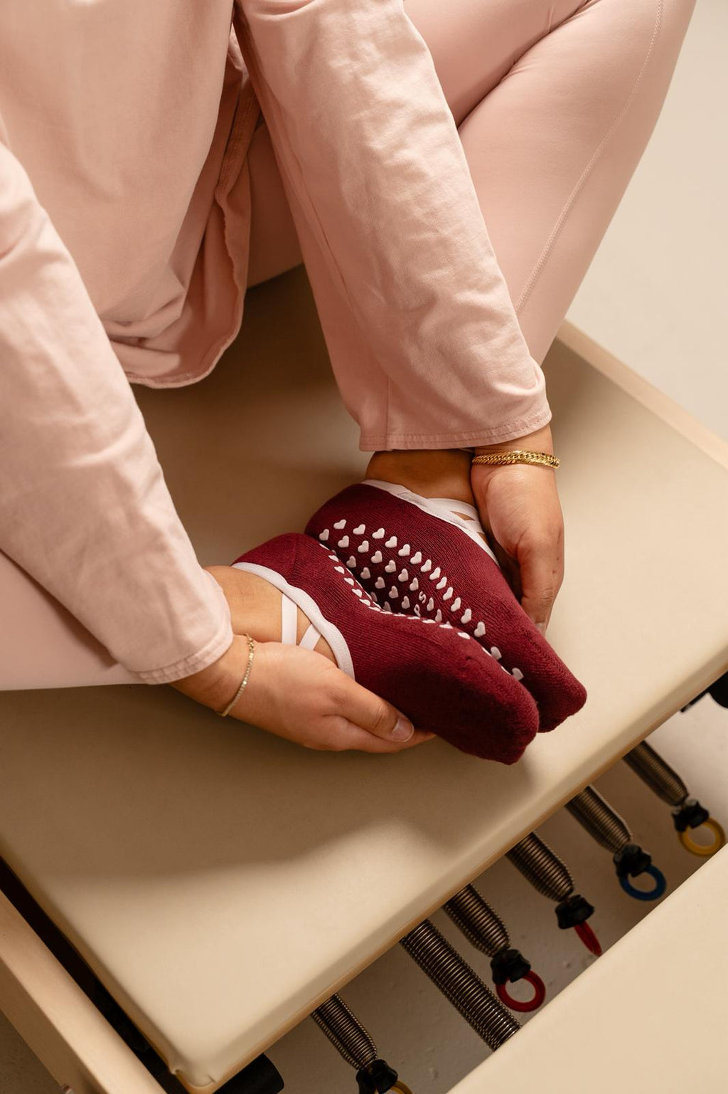Everyday studio Socks – Short Fit Burgundy