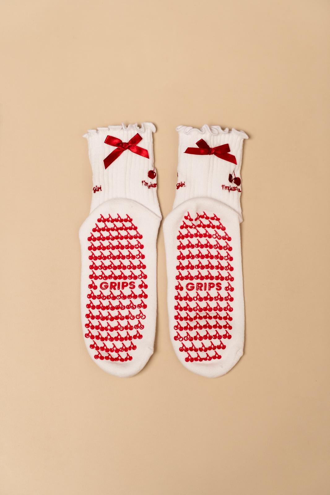 Everyday studio grip socks - I’m just a girl